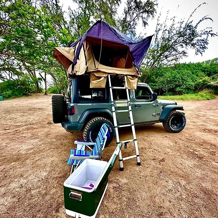 Explore Maui'S Diverse Campgrounds And Uncover The Island'S Beauty From Fresh Perspectives Every Day As You Journey With Aloha Glamp'S Great Jeep Equipped With A Rooftop Tent Paia Extérieur photo